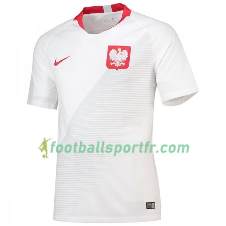 Tenue Pologne Domicile Coupe du monde 2018 Maillot de Foot